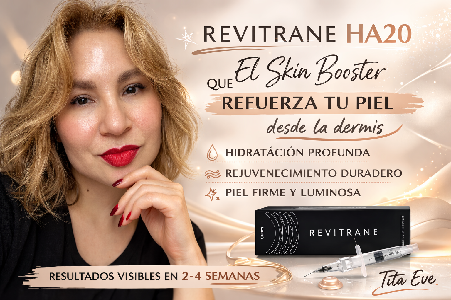 REVITRANE HA20, el acido hialuronico que refuerza tu piel